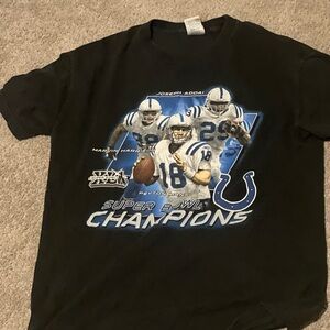 Colts Super Bowl Champions Black T-Shirt